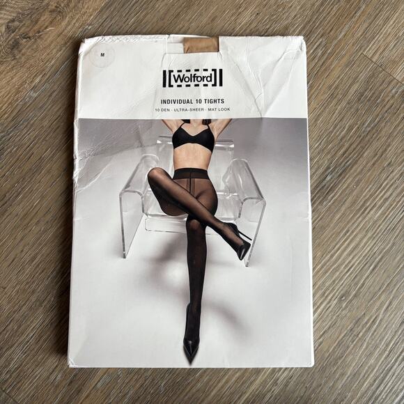 Wolford Individual Tights Ultra Sheer Met Look Cosmetic Medium - Picture 4 of 4